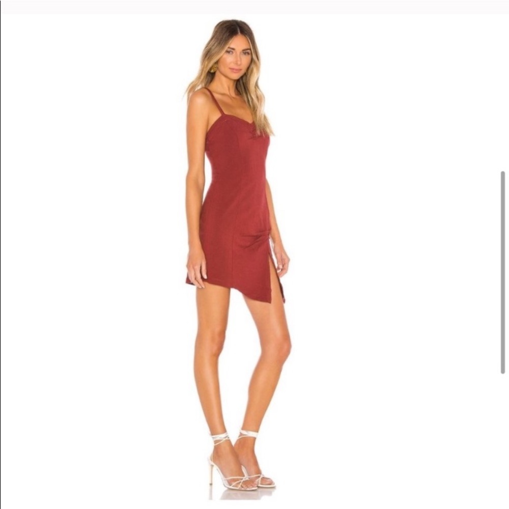 Free People Monroe Mini Dress in Rust - Picture 4 of 10